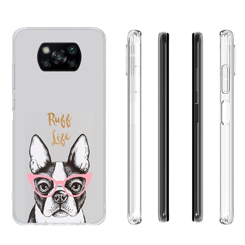 Liebe Mops Niedliche Hundehülle Für Xiaomi Poco X7 X6 X5 Pro F7 Ultra Redmi 15C 15 13C 13 12C 12 10 10A 10C 9 9A 9C 9T Hülle Poco