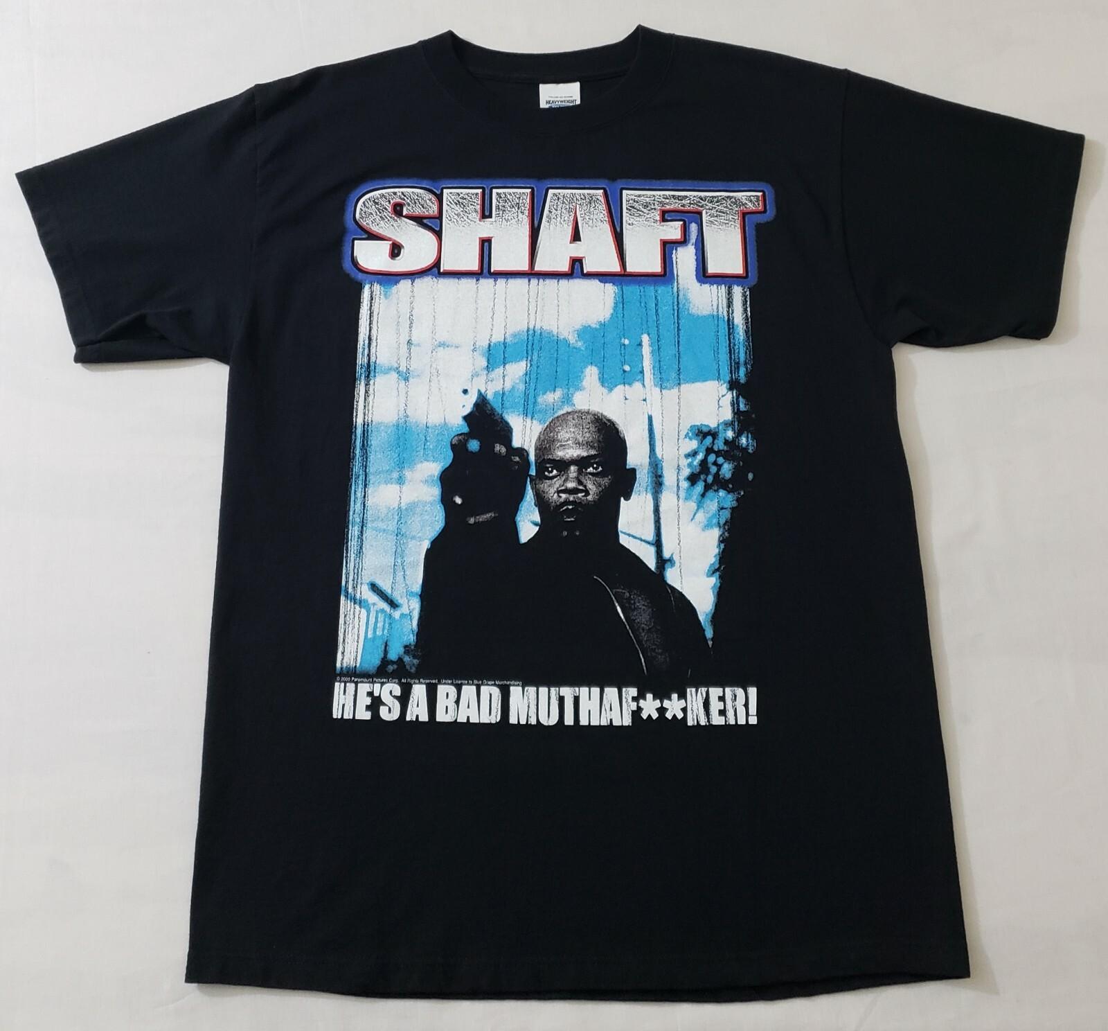Vintage 2000 Shaft Movie Promo T-Shirt Sz Large Samuel L Jackson Rap Tee NOS DS S