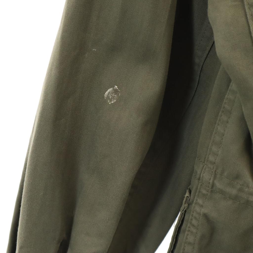 FRENCH ARMY 80s vintage F-2 Field jacket 38 khaki military Men's Used