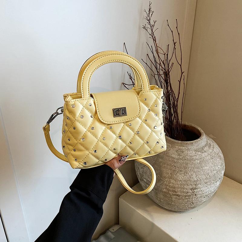 Summer Handbag Bag Women's New Trendy Fashion Diamond-encrusted Diamond Bag Versatile Shoulder Bag Messenger Bag