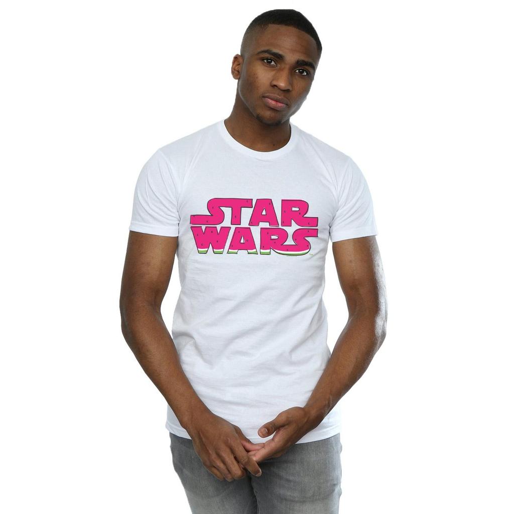 Star Wars Mens Watermelon Logo T-Shirt