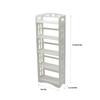 1:12 Dollhouse Miniature Storage Rack Multifunctional Rack Bookcase Furniture Home Model Decor Toy Doll House Accessories