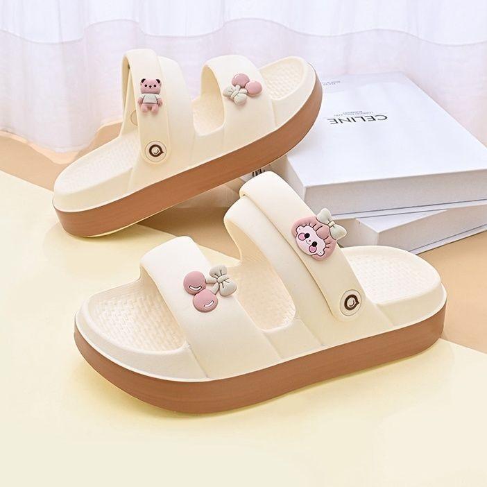 Breathable And Lightweight Pink Girls Sandals Soft Bottom Summer Beach Footwear