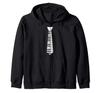 Piano Tie, Pianist, Classical Music, Musician, Zip-up Hoodie