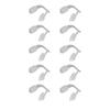 Clear Silicone Nose Pad 10 Pieces Anti Slip Cushions for Secure Glasses Fit No Pressure