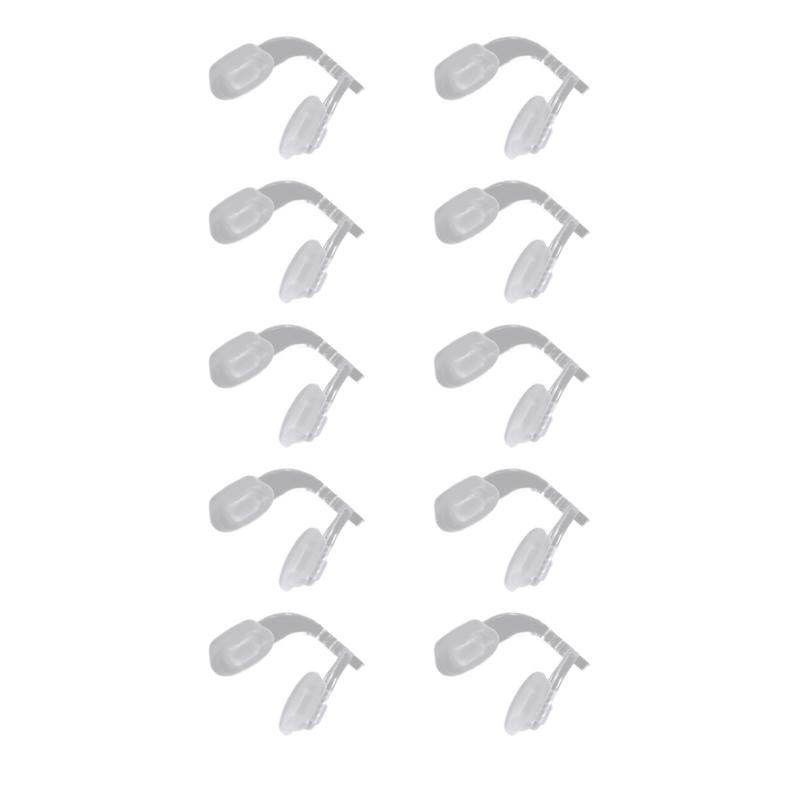Clear Silicone Nose Pad 10 Pieces Anti Slip Cushions for Secure Glasses Fit No Pressure