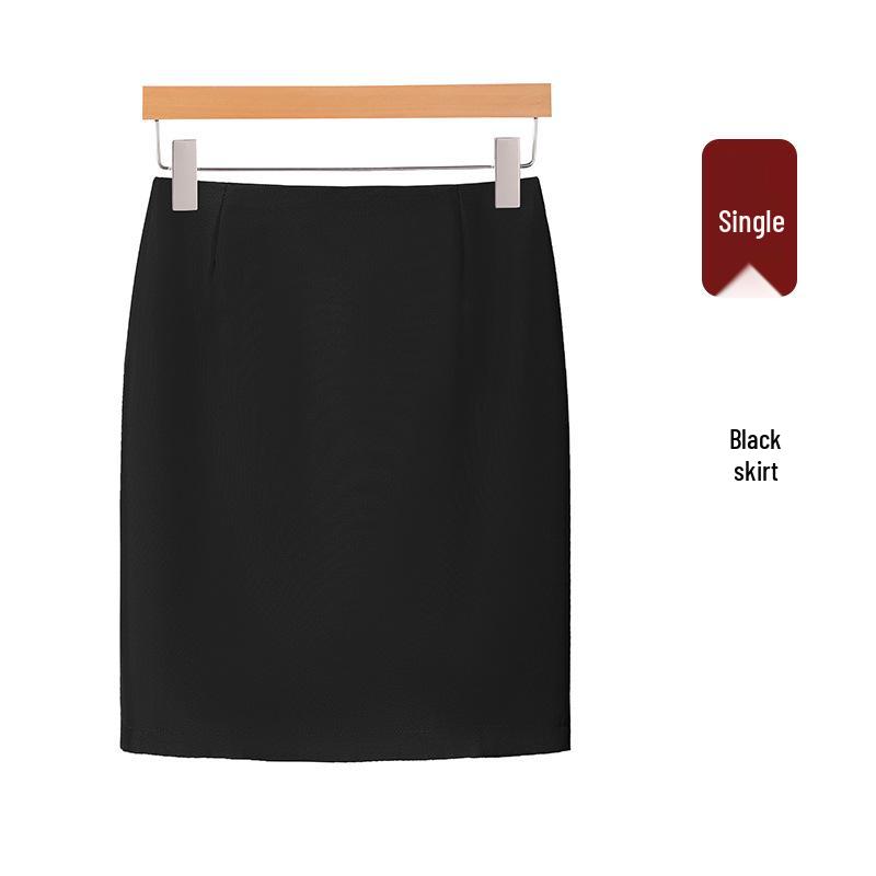 

European & American Style High-Waisted Sexy Solid Color Short Skirt Suit 3XL