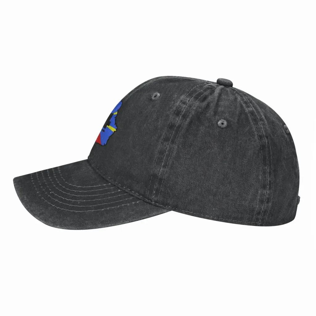 974 Reunion Denim Basebollkeps Ölogotyp Utomhussport Hip Hop Hattar Casual Herr Street Style Anpassade Basebollkepsar