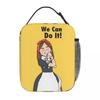Ballerina Cappuccino Meal Tote Aesthetic Lunch Box For Child Picnic Compact Cooler Bag Graphic Thermal Lunch Bags