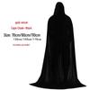 Witch & Wizard Gold Velvet Cape for Children & Adults - Halloween Costume Cloak