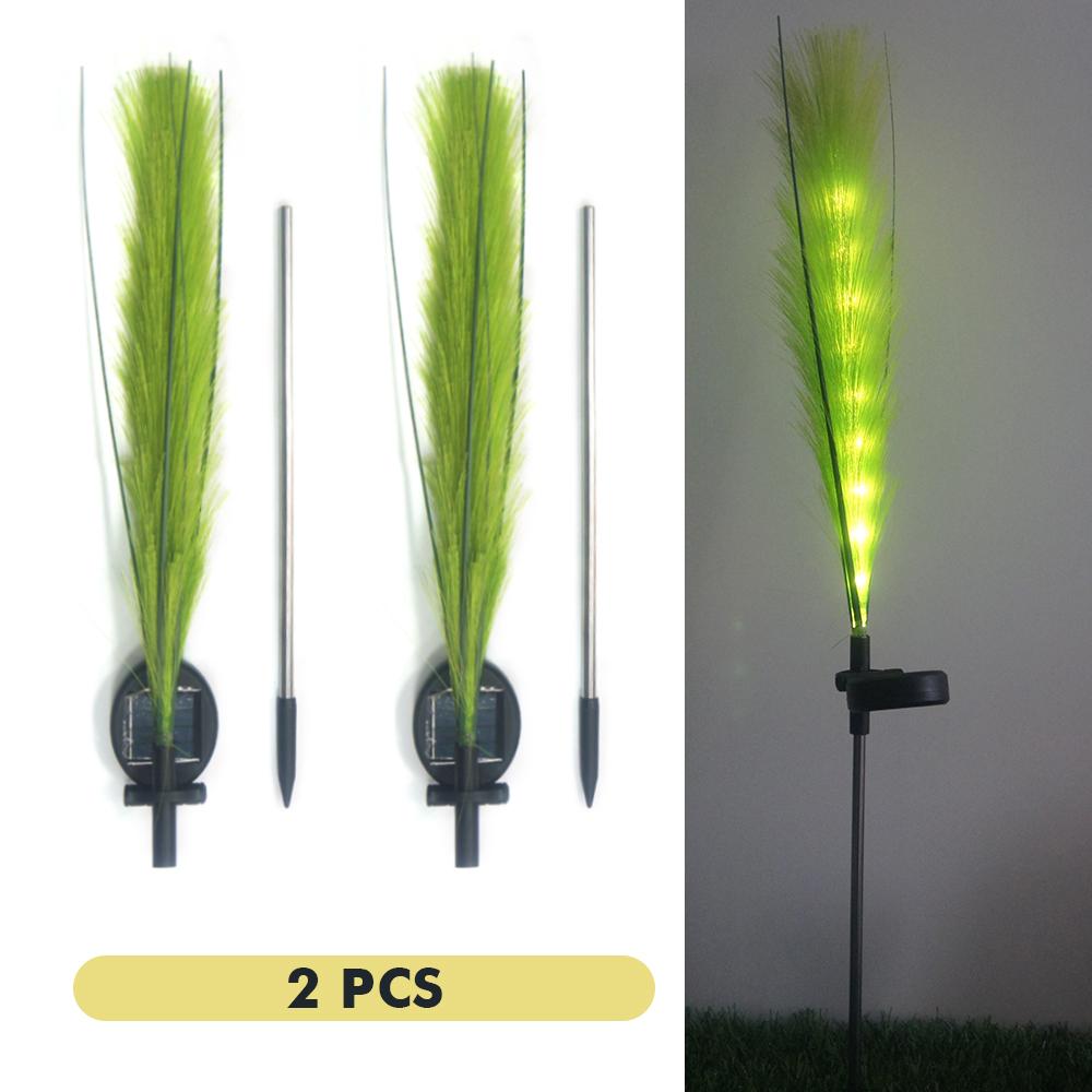 LED Solar Reed Lamp Garden Landscape Light Outdoor Waterproof Lawn Light Yard Christmas Decoration Path Lighting Decoration