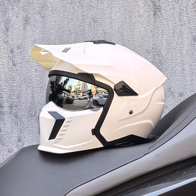 NEW ORZ-GB3 High-quality Retro Motorcycle Helmet Modular Multifunctional Combination Full Helmet Approved Personalized Warrior