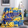 Blues Louis Crest Throws Blanket Flannel Blankets Plush for Couch Bed Gifts for Men Women Travel picnic blanket Christmas fan gifts