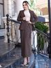 Conjunto Elegante de Chaqueta de Traje y Falda Larga Ajustada de Cintura Alta para Mujer Verano 2025 - Estilo Europeo y Americano