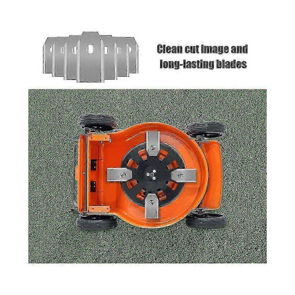 45 x Titanium Knife Blades for All Husqvarn/Automower/ Yardforce/Gardena Robotic Mowers(3g-0.75mm) with 45 Screws, Replacement Blades for Models 105