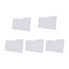 5pcs Transparent DIY Neck Mask Mold Reusable Neck Patch Tray for Facial Mask Maker