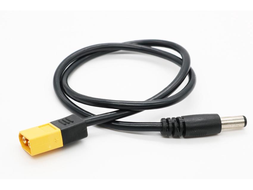 XT60 To DC5525/5521 Cable for TS100/T12 Soldering Iron Battery Connection