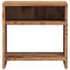 Nightstand with Vintage Wood Look 40 X 30 X 40 Cm Engineered Wood