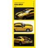 1/42 Scale 2018 Ford Mustang GT Alloy Toy Car Model Racing Alloy Assembly Series Sports Cars Fitting Styles