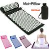 Base Yoga Acupressure Massage Mat  Pillow Spiky Pain Stress Soreness Body Relax