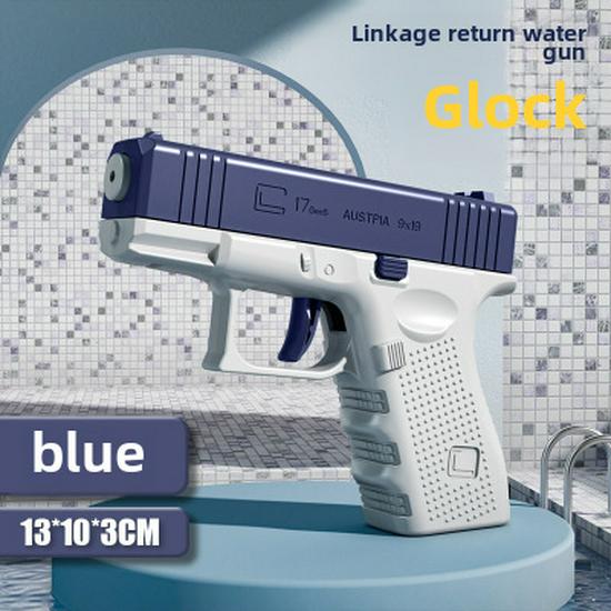 

Мини Блоубэк Глок Водный пистолет: Автоматическая брызгалка большой дальности для мужчин, женщин и детей
