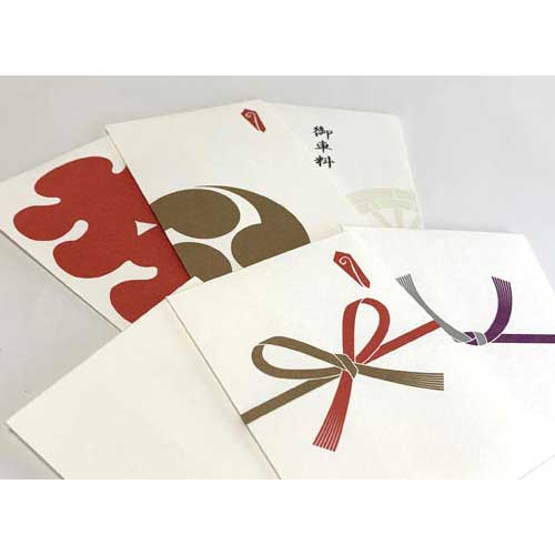 Nagatomoya Shoten Tokusen Washi Envelope Type Pochibukuro Celebration 3 Pieces Set Fu-P601