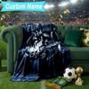 Custom Name Blanket Alien Fire Blanket Bedding Blanket for Travel, Camping, Living Rooms, Offices, Sofas, Fan Christmas gift
