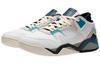 Li Ning Slip Resistant Abrasion Resistant Low top Vintage Basketball Shoes White Blue AGBS031-3