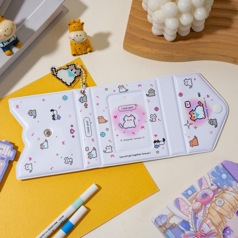 1 Stück 36 Fächer 3 Zoll Idol Karten Sammelalbum Niedliches PVC Fotoalbum Cartoon Fotokarten Aufbewahrungshülle