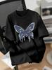 WomenS Casual TShirt with Cartoon Print Fit Half Sleeve Summer 2025 Harajuku Sleeve Casual Clothing Street Aesthetic Clothes