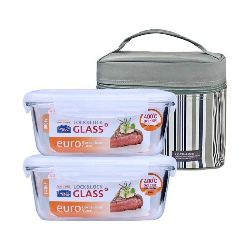 

LocknLock LLG429S901 Glass Food Storage Container Set