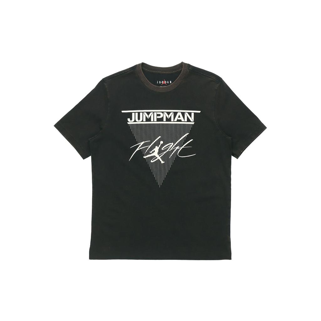 Jordan Jumpman Flight Graphic Short Sleeve T-Shirt Men Tops Black CD5643-010