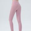High Waist Nude Feel Yoga Pants - Women's Tight-Fit Spring/Summer Fitness Leggings for Beautiful Buttocks and Hip Lifting.