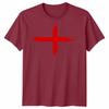 England St George Faded Flag Unisex Tshirt Top