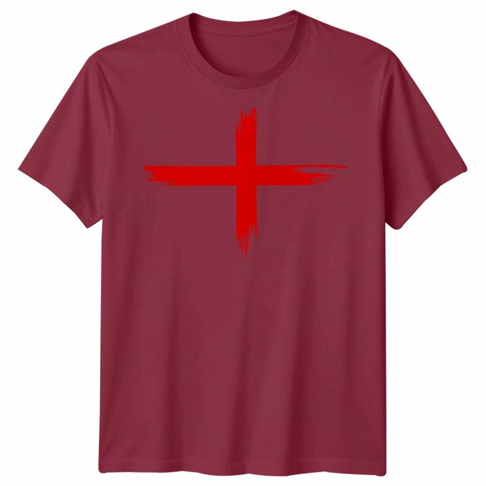 England St George Faded Flag Unisex Tshirt Top