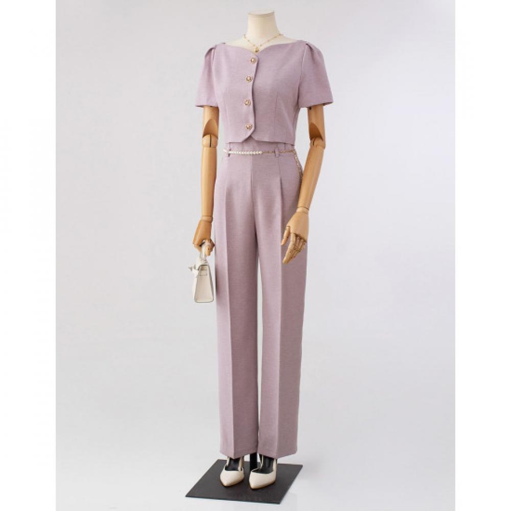 Win Women S Luxury Crop Jacket + SlackS Set