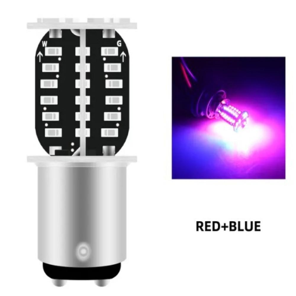 64SMD Strobe Brake Light 1157 LED Easy To Install Motorcycle Turn Signal Tail Lamp Long-life Rotating Explosion Flash