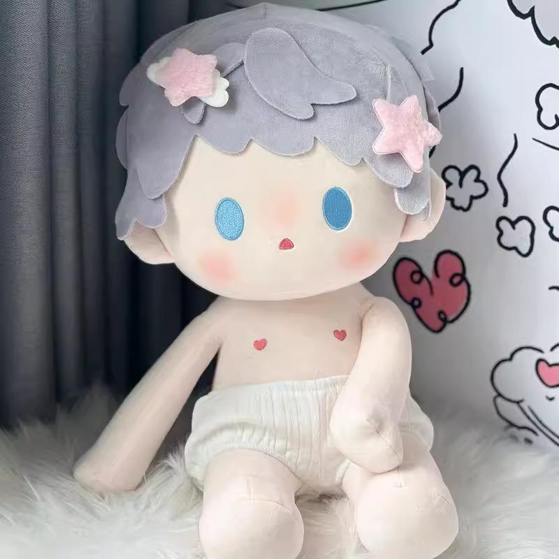 

Набор пижамы для хлопковой куклы 40 см - Сменная одежда с принтом сонного котика Sitting 40cm (Clothes Only, No Doll)