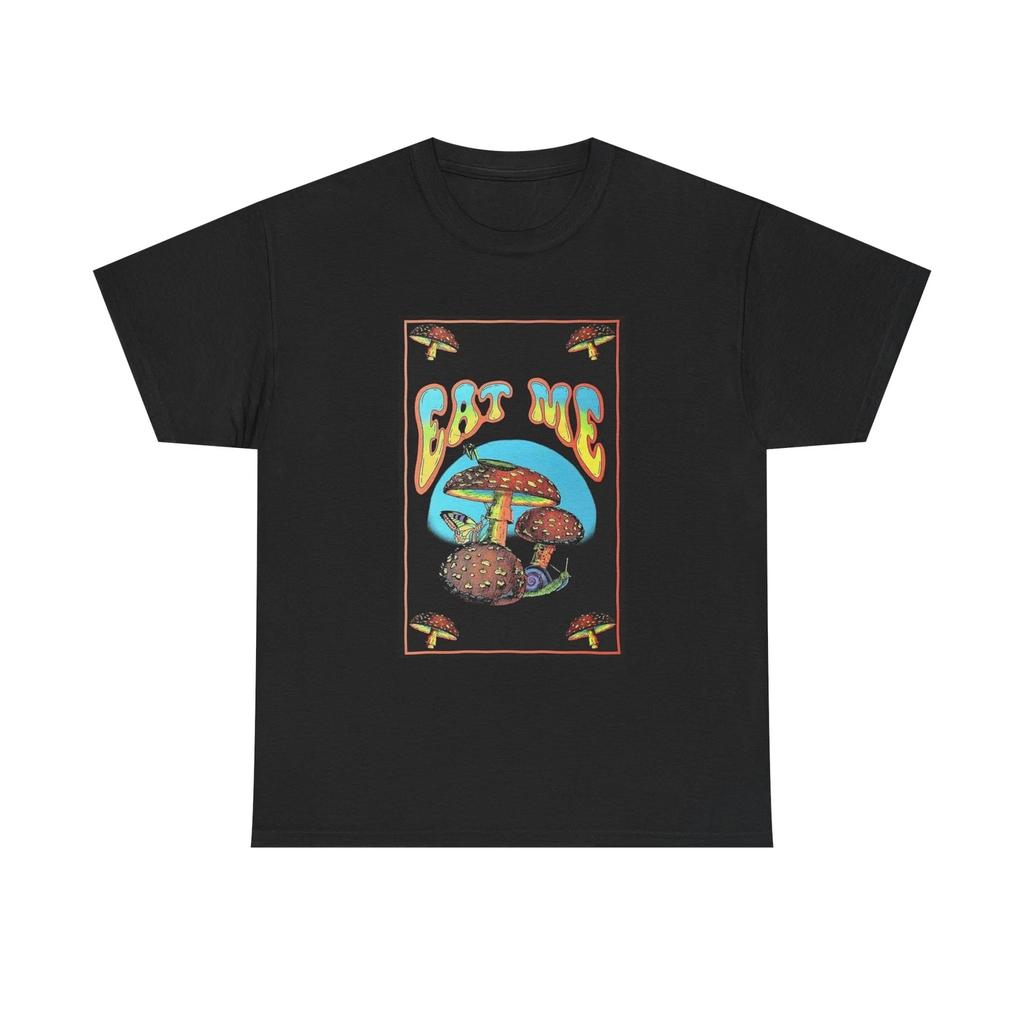 Men's and Women's T-shirts Trippy Mushroom Hunter