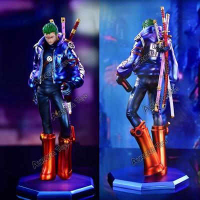9.44in/24cm Anime One Piece Figure Egghead Zoro Figure PVC Action Figures Collection Model Toys Gifts