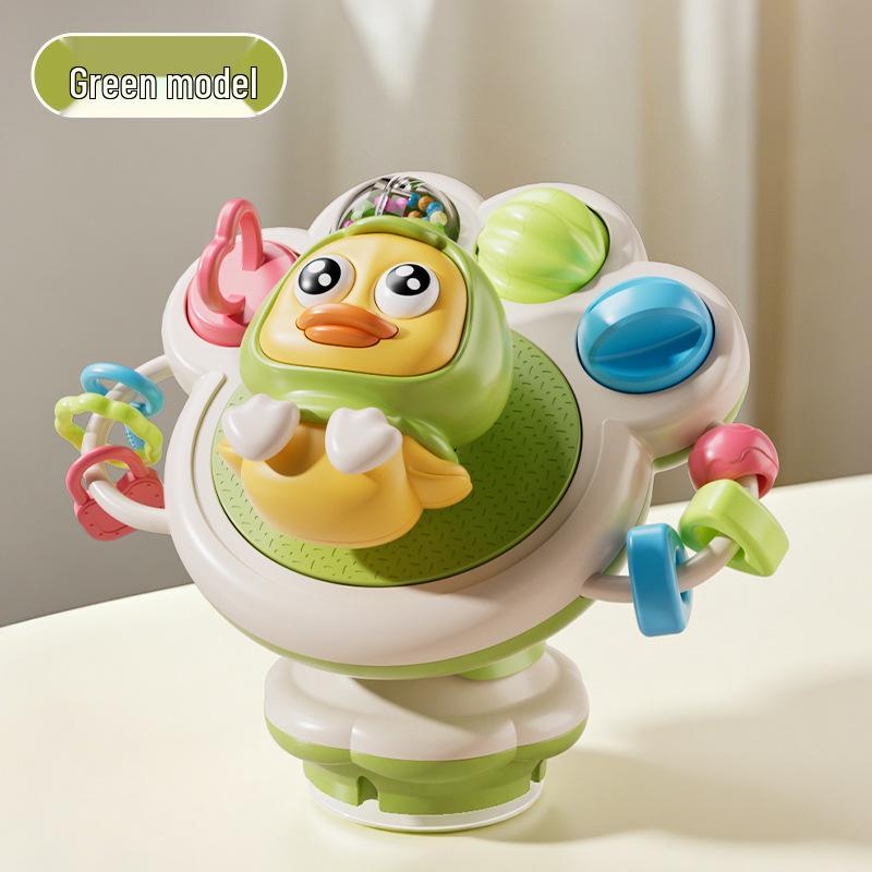 Juguete robot que canta y baila - Pato espacial eléctrico con columpio para niños