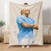 City Football Player Blanket Comfortable Suitable for Bedding Picnics Livingroom for All Occasions Warmthful Decor