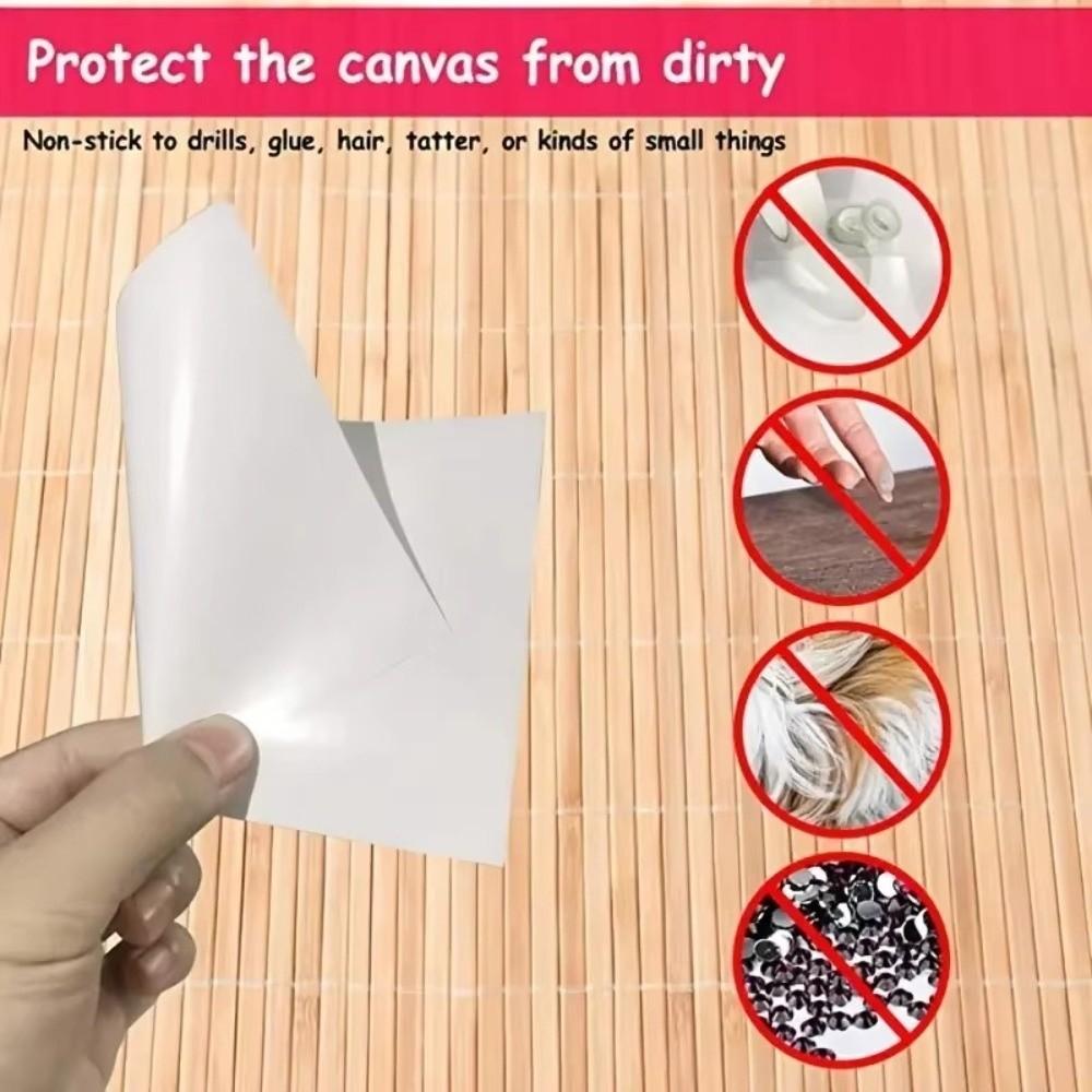 50/100/200Pcs Anti-adhesive Double-Sided Release Paper 5D Diamond Painting Tool Accessories