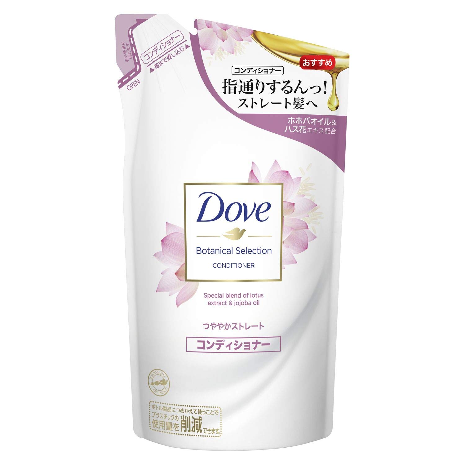 

Dove Botanical Selection Shiny Straight Conditioner Refill 350g