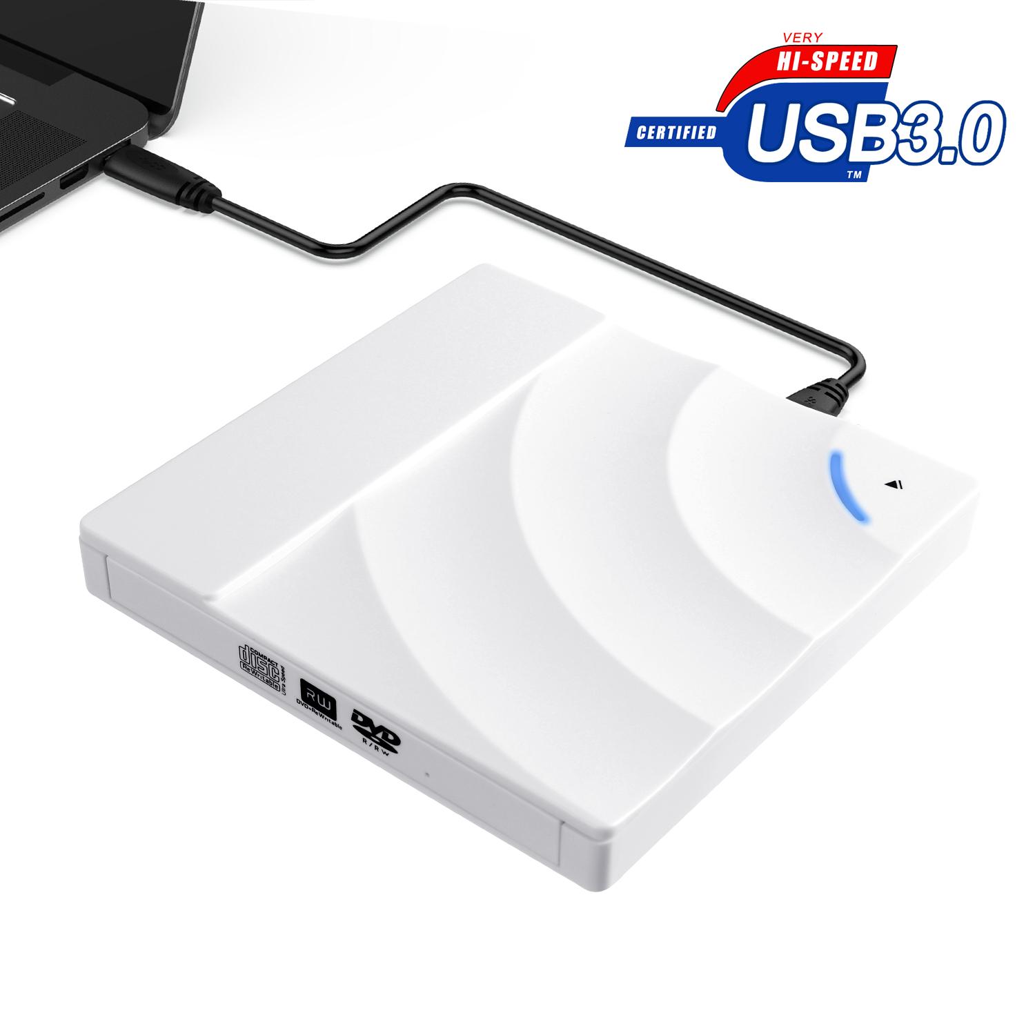 

Тонкий портативный внешний привод USB 3.0 для записи компакт-дисков и DVD-дисков, записывающее устройство для записи, высокоскоростная передача данных, USB-оптические приводы, плеер для ПК, ноутбука, Apple Windows и т. д. 15x15x2cm