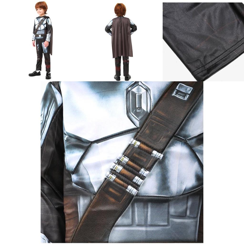 Kostium Cosplay Mandalorianina dla dzieci Strój Galaktycznego Łowcy Nagród