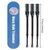 3pcs Double Nose Hair Scissors Nose Hair Trimmer Manual Nose Hair Removal Tool Double-sided Blade Hair Removal Accessories