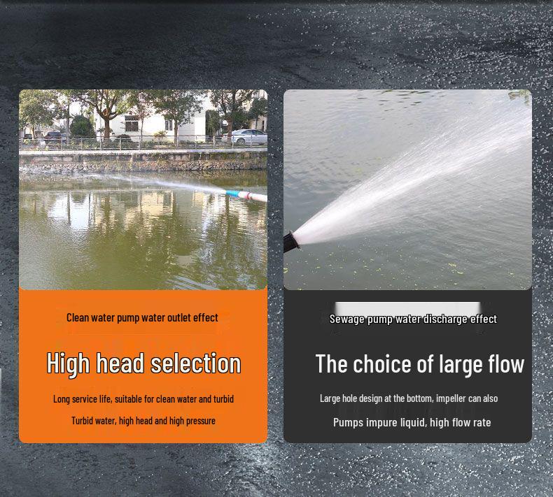 Copper Core 220V Stainless Steel Submersible Water Pump for Household, Sewage, and Agricultural Use