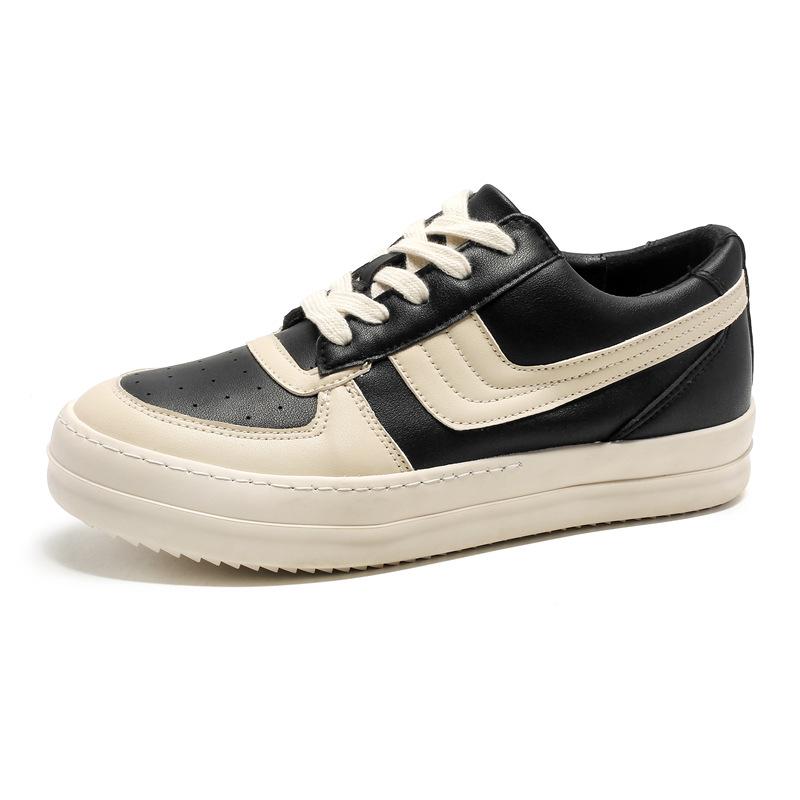 

Студенческие цветные низкие нишевые кроссовки, весенняя модная обувь на толстой подошве, увеличивающая рост, подростковые трендовые кроссовки на шнуровке для улицы 39