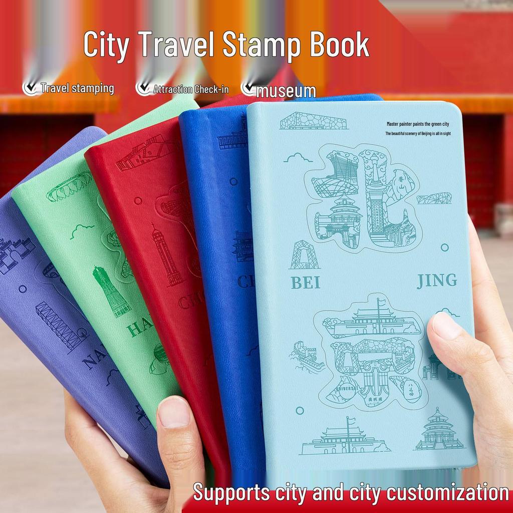 City Tourism Souvenir Notebook: Museum & Passport Stamp Collection Book